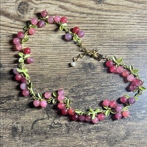 Pink Berry Necklace